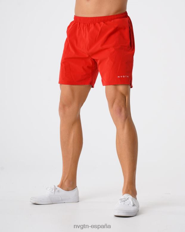 fondos hombres NVGTN HB2N2804 rojo pantalones cortos flexibles