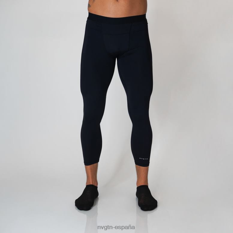 fondos hombres NVGTN HB2N2806 negro pantalones de compresión 3/4 de longitud