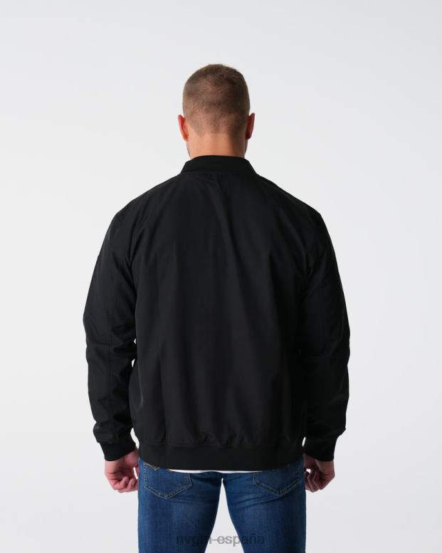 tapas hombres NVGTN HB2N2782 negro chaqueta de bombardero