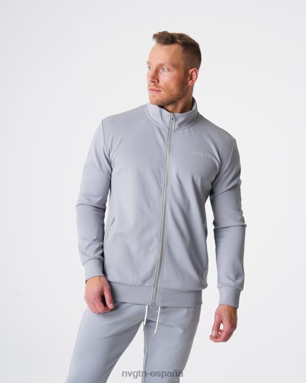 tapas hombres NVGTN HB2N2794 gris chaqueta deportiva