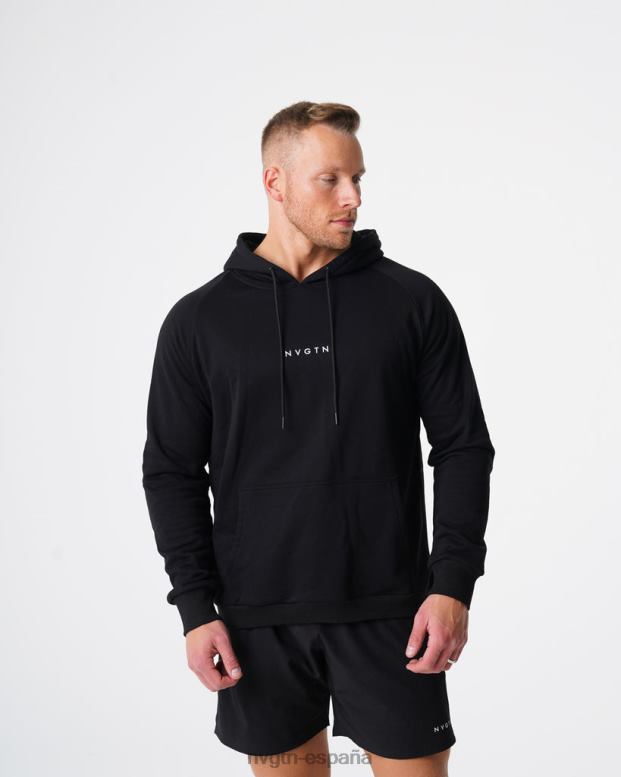 tapas hombres NVGTN HB2N2784 negro sudadera con capucha
