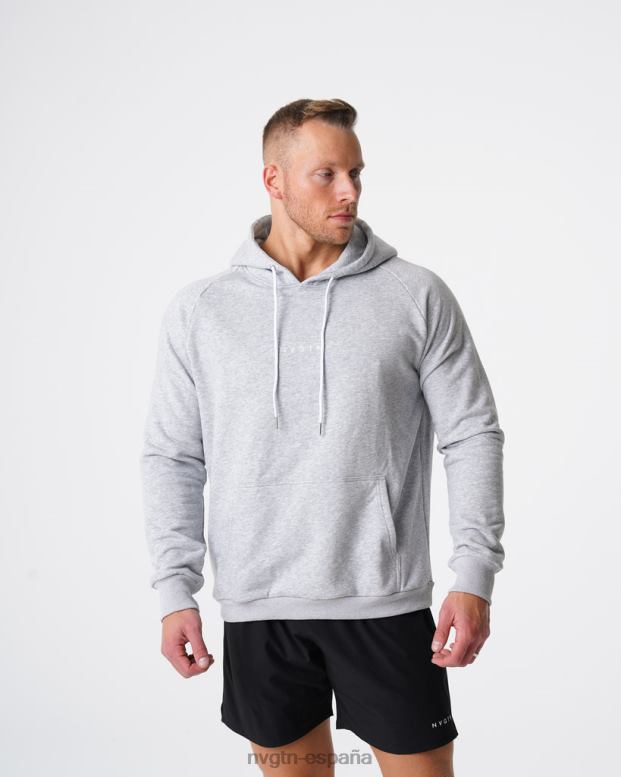 tapas hombres NVGTN HB2N2786 gris sudadera con capucha