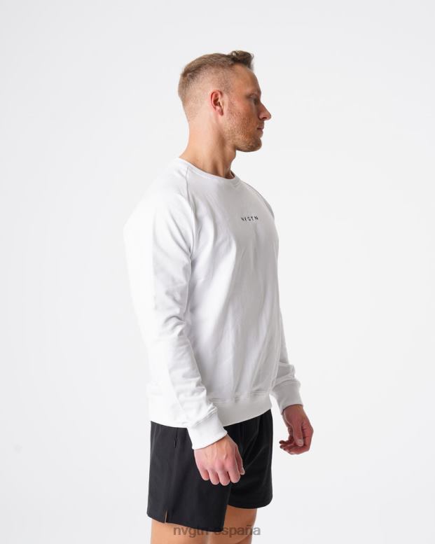 tapas hombres NVGTN HB2N2791 blanco sudadera con cuello redondo