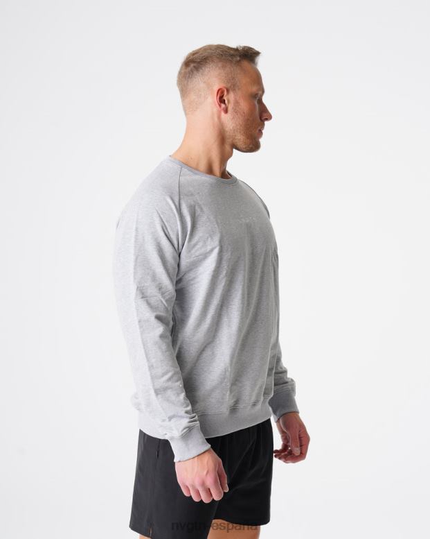 tapas hombres NVGTN HB2N2792 gris sudadera con cuello redondo