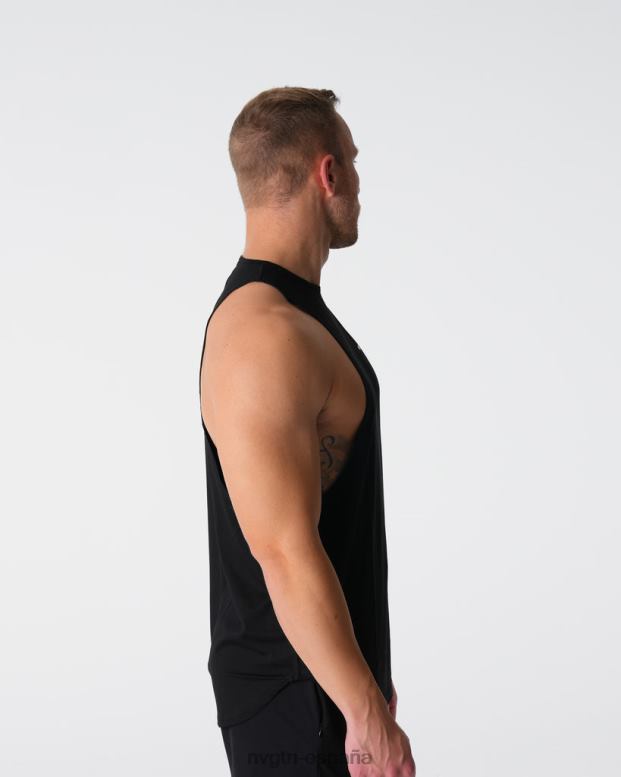 tapas hombres NVGTN HB2N2765 negro tanque de borde tecnológico