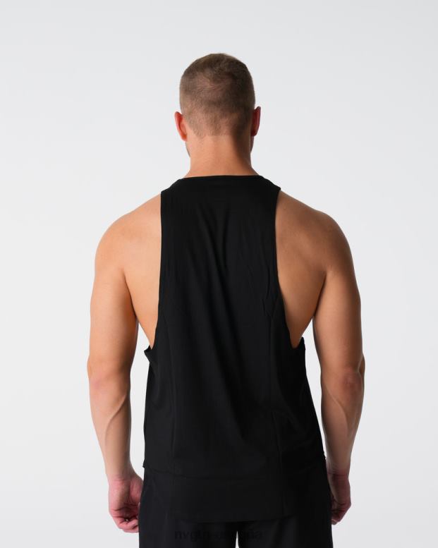 tapas hombres NVGTN HB2N2765 negro tanque de borde tecnológico