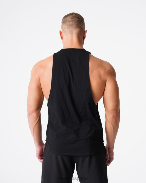 tapas hombres NVGTN HB2N2772 negro tanque de borde de pulso
