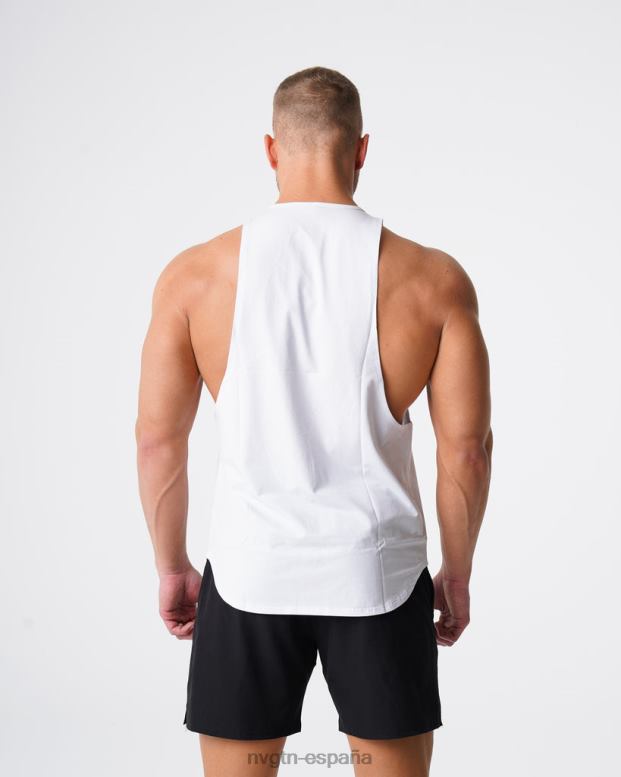 tapas hombres NVGTN HB2N2773 blanco tanque de borde de pulso