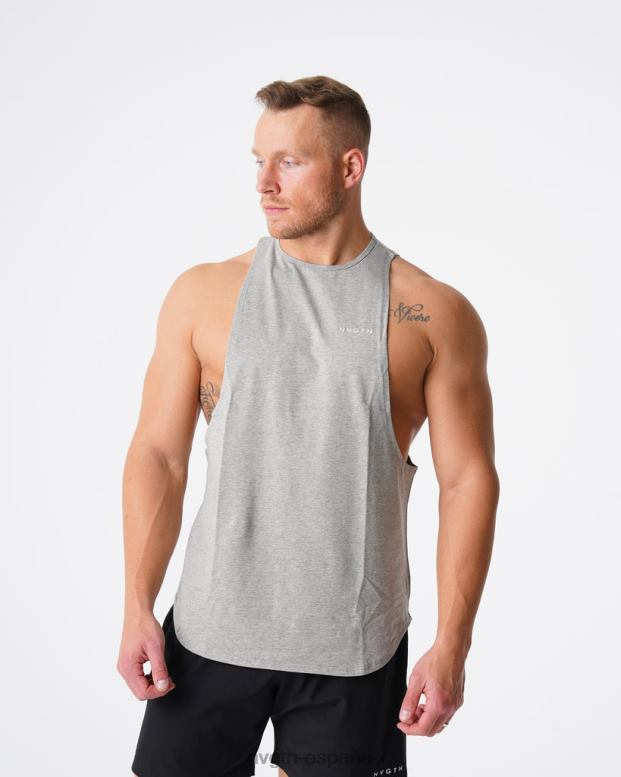 tapas hombres NVGTN HB2N2774 gris tanque de borde de pulso