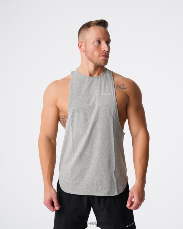 tapas hombres NVGTN HB2N2774 gris tanque de borde de pulso