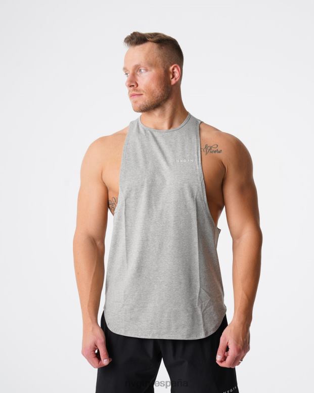 tapas hombres NVGTN HB2N2774 gris tanque de borde de pulso