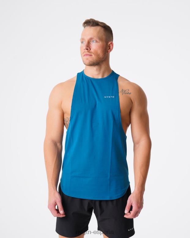 tapas hombres NVGTN HB2N2801 azul francés tanque de borde de pulso