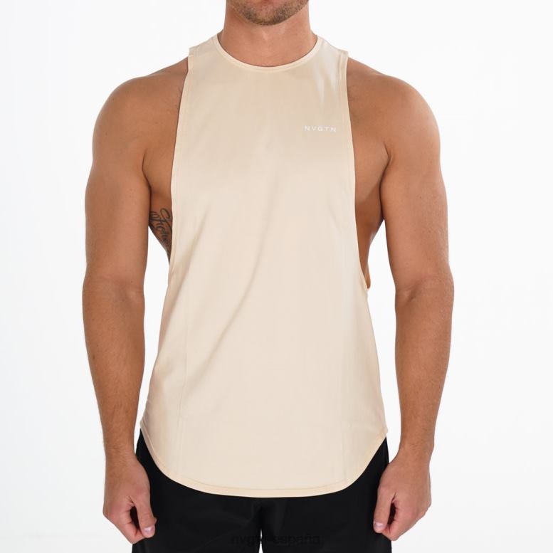 tapas hombres NVGTN HB2N2807 beige tanque de borde de pulso
