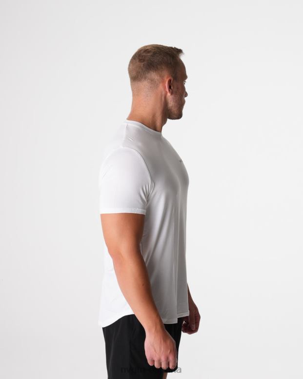 tapas hombres NVGTN HB2N2758 blanco camiseta ajustada técnica