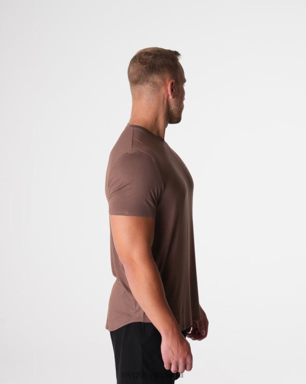 tapas hombres NVGTN HB2N2762 moca camiseta ajustada técnica