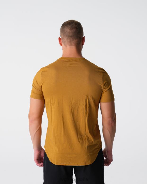 tapas hombres NVGTN HB2N2771 bronce camiseta ajustada de pulso