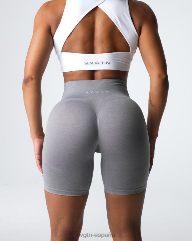 aptitud física mujer NVGTN HB2N2317 gris pantalones cortos sin costuras contorno 2.0