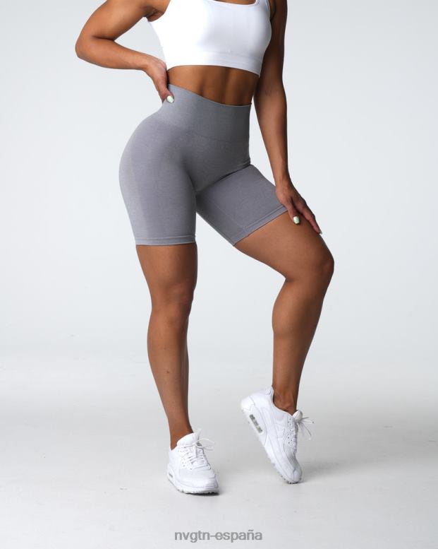 aptitud física mujer NVGTN HB2N2317 gris pantalones cortos sin costuras contorno 2.0
