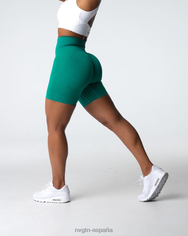 aptitud física mujer NVGTN HB2N2319 jade pantalones cortos sin costuras contorno 2.0