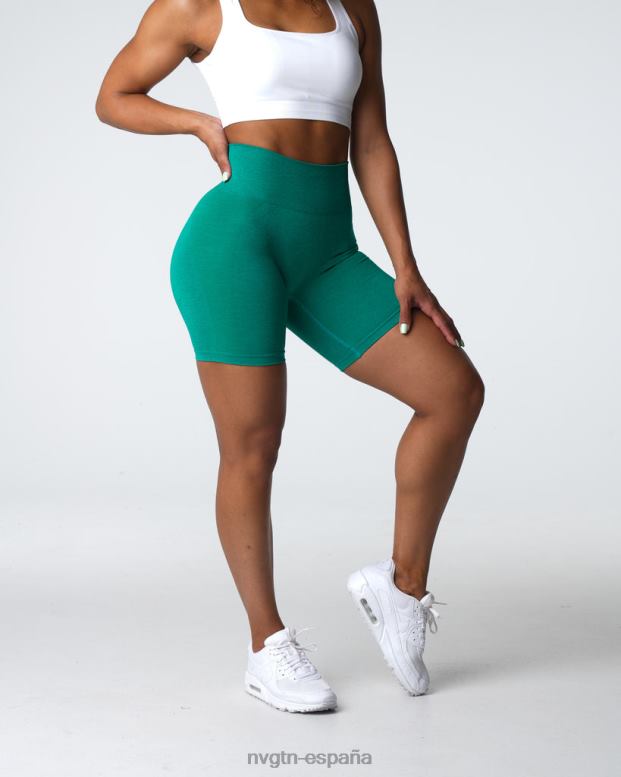 aptitud física mujer NVGTN HB2N2319 jade pantalones cortos sin costuras contorno 2.0