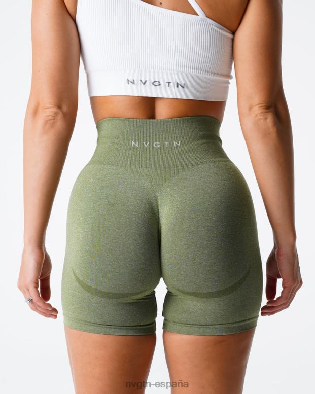aptitud física mujer NVGTN HB2N2344 prado pantalones cortos sin costuras de contorno