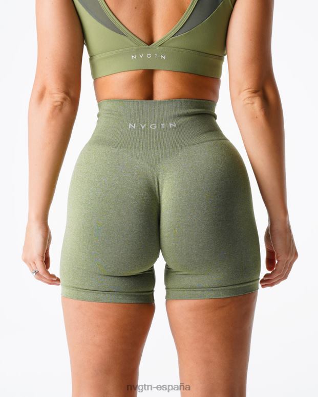 aptitud física mujer NVGTN HB2N2361 prado pantalones cortos profesionales sin costuras