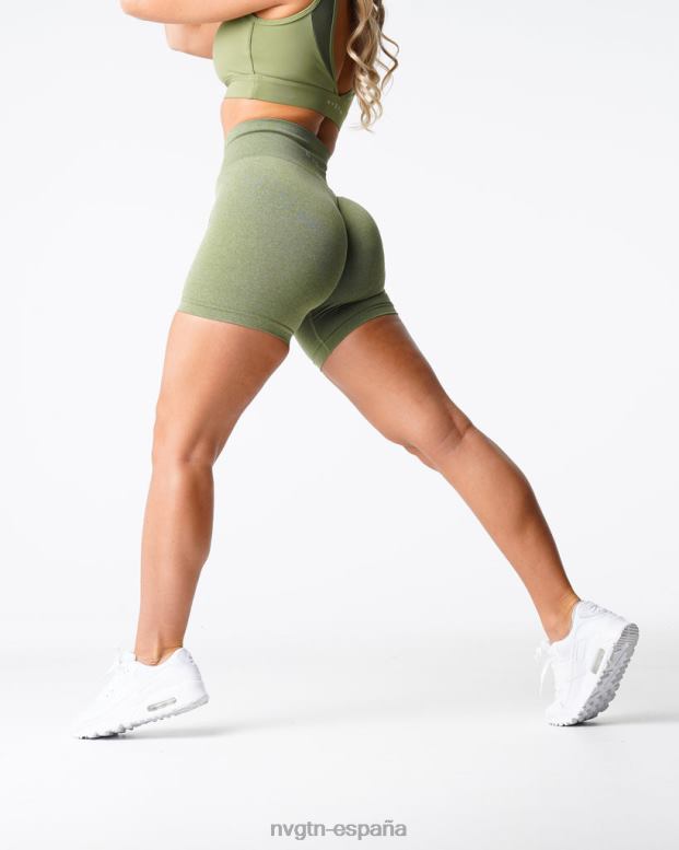 aptitud física mujer NVGTN HB2N2361 prado pantalones cortos profesionales sin costuras