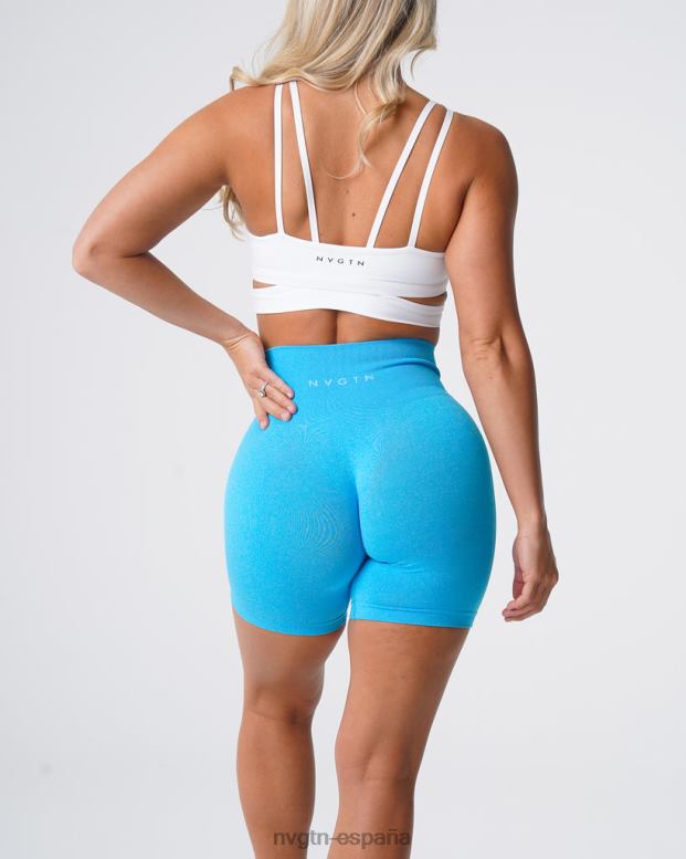 aptitud física mujer NVGTN HB2N2377 caribe pantalones cortos profesionales sin costuras