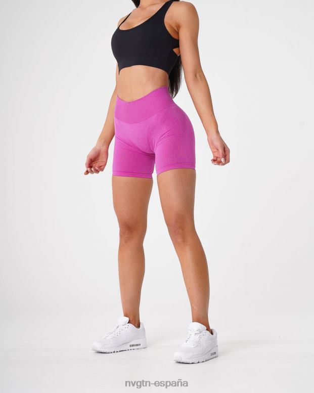 aptitud física mujer NVGTN HB2N2378 maui pantalones cortos profesionales sin costuras