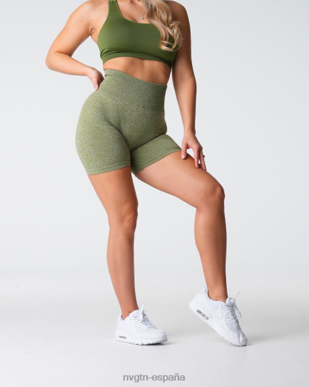 aptitud física mujer NVGTN HB2N2416 prado pantalones cortos sin costuras