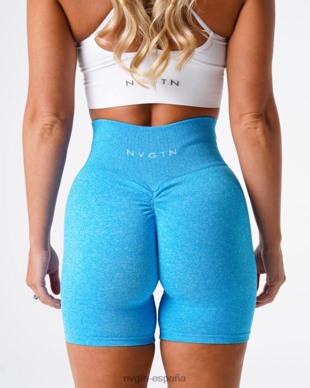 aptitud física mujer NVGTN HB2N2423 caribe pantalones cortos sin costuras