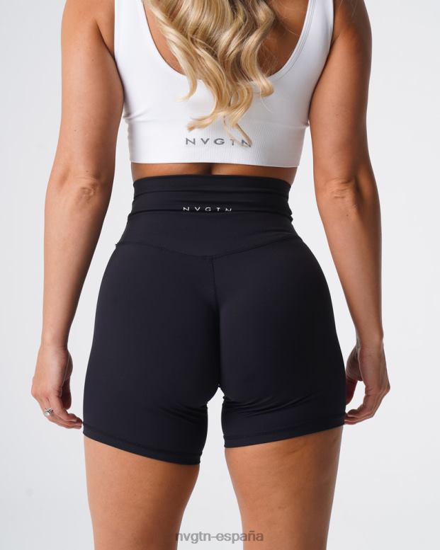 aptitud física mujer NVGTN HB2N2453 negro pantalones cortos característicos 2.0