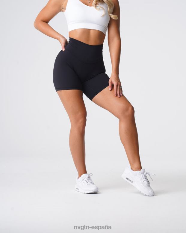 aptitud física mujer NVGTN HB2N2453 negro pantalones cortos característicos 2.0