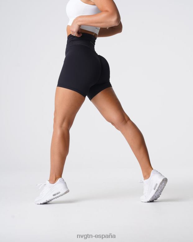 aptitud física mujer NVGTN HB2N2453 negro pantalones cortos característicos 2.0