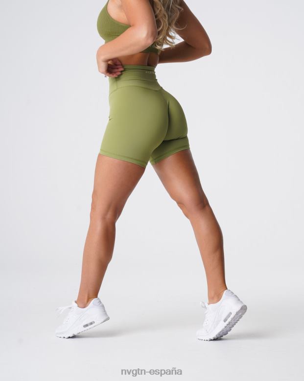 aptitud física mujer NVGTN HB2N2465 aceituna pantalones cortos característicos 2.0