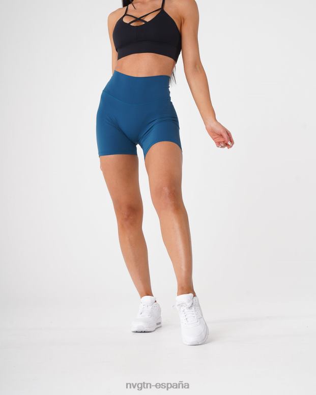 aptitud física mujer NVGTN HB2N2466 Pacifico Azul pantalones cortos característicos 2.0