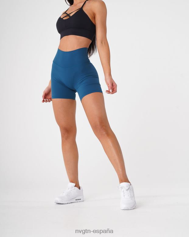 aptitud física mujer NVGTN HB2N2466 Pacifico Azul pantalones cortos característicos 2.0