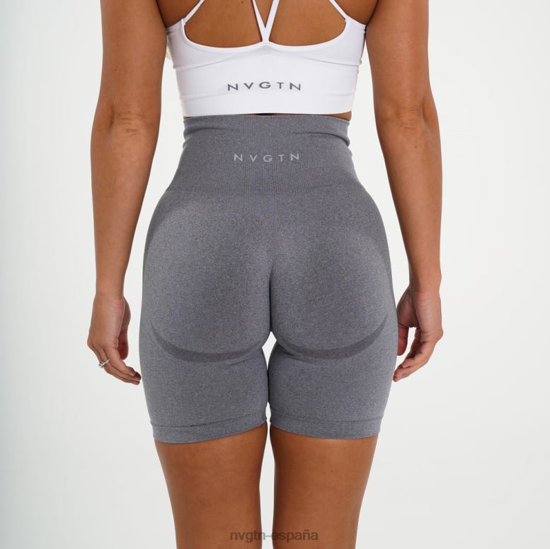 aptitud física mujer NVGTN HB2N2478 gris pantalones cortos de motociclista