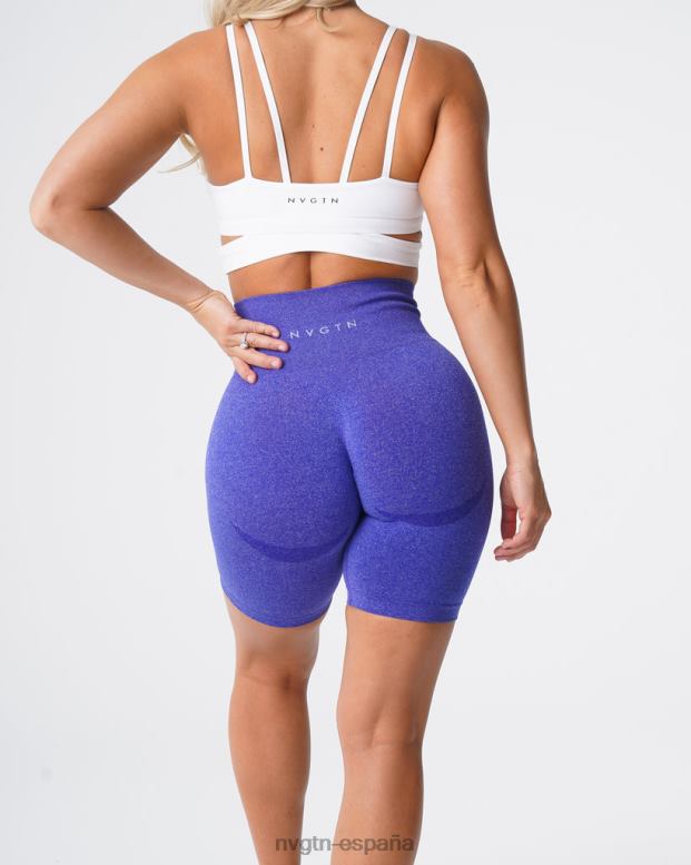 aptitud física mujer NVGTN HB2N2486 azul eléctrico pantalones cortos de motociclista