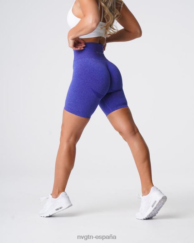 aptitud física mujer NVGTN HB2N2486 azul eléctrico pantalones cortos de motociclista
