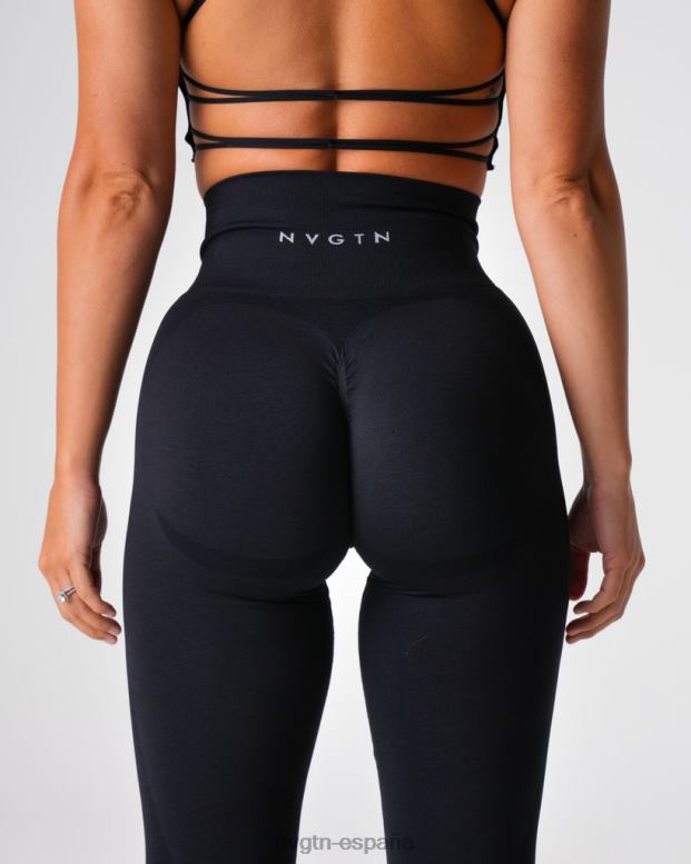 aptitud física mujer NVGTN HB2N2487 negro leggins sin costuras contorno 2.0