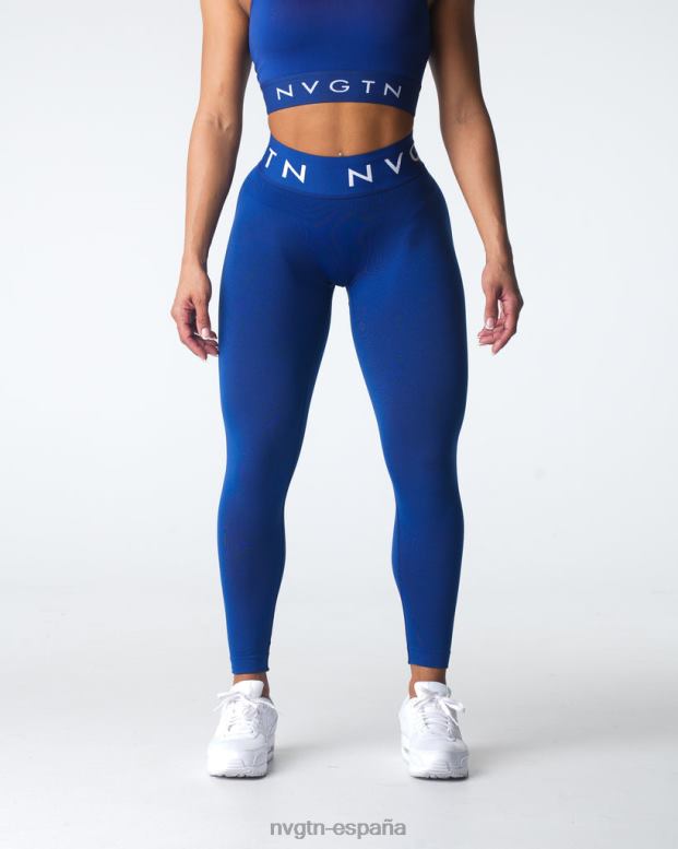 aptitud física mujer NVGTN HB2N2502 Armada leggings deportivos sin costuras