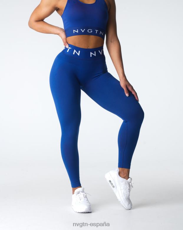 aptitud física mujer NVGTN HB2N2502 Armada leggings deportivos sin costuras