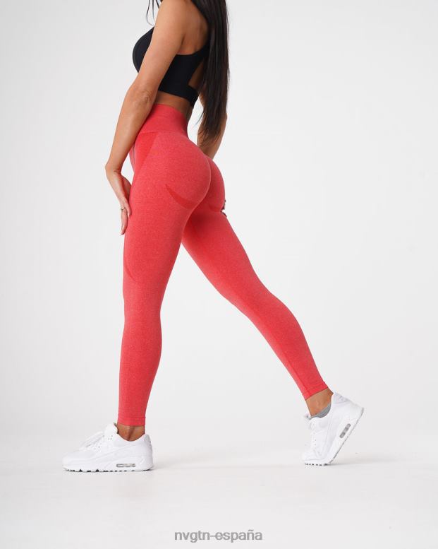 aptitud física mujer NVGTN HB2N2514 caramelo de manzana leggins sin costuras con contorno
