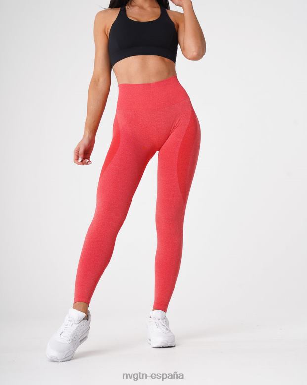 aptitud física mujer NVGTN HB2N2514 caramelo de manzana leggins sin costuras con contorno