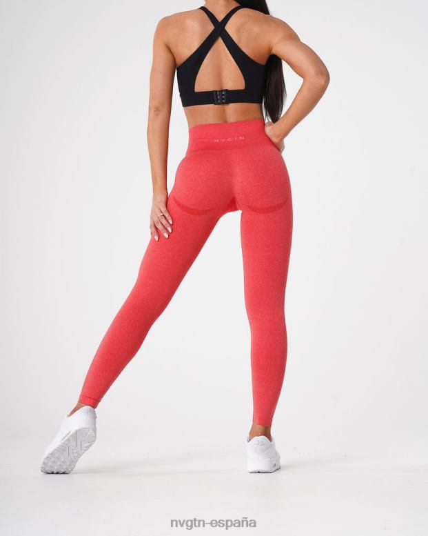 aptitud física mujer NVGTN HB2N2514 caramelo de manzana leggins sin costuras con contorno
