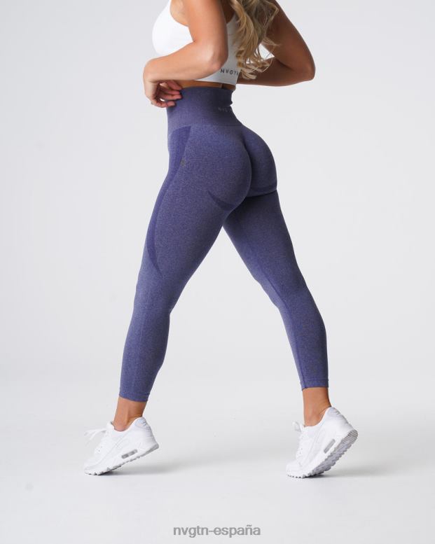 aptitud física mujer NVGTN HB2N2532 índigo leggins sin costuras con contorno