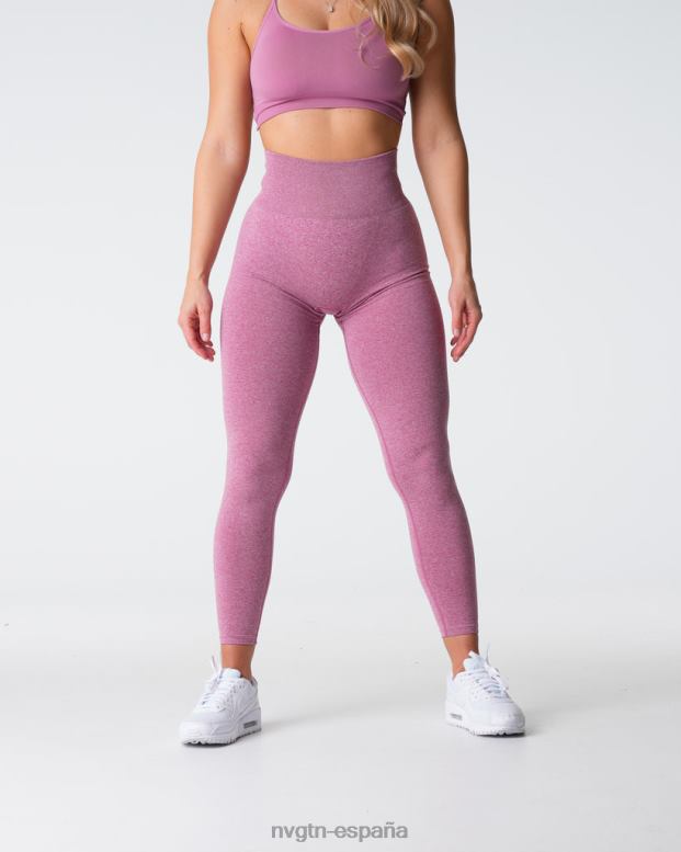 aptitud física mujer NVGTN HB2N2539 rosa pastel leggins sin costuras