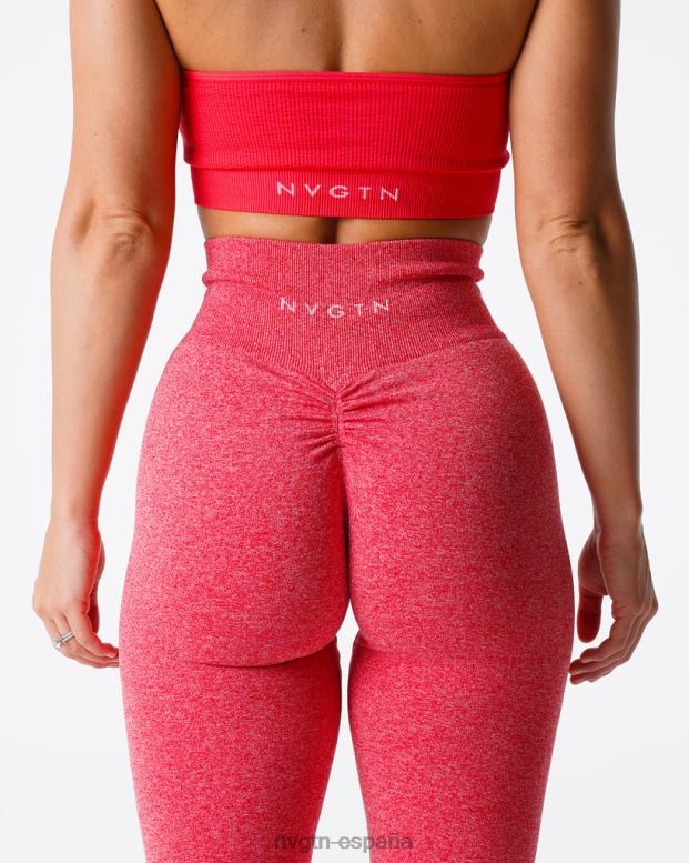 aptitud física mujer NVGTN HB2N2541 caramelo de manzana leggins sin costuras
