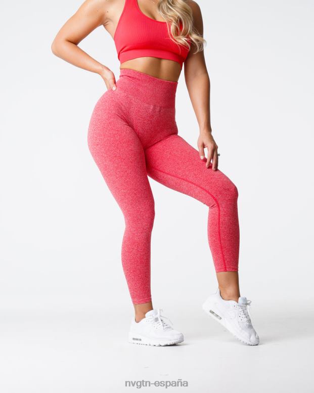 aptitud física mujer NVGTN HB2N2541 caramelo de manzana leggins sin costuras